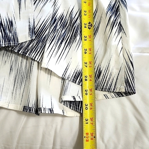 NWT FINLEY BUTTON DOWN DOUBLE BOW WAIST TOP MEDIUM - Picture 15 of 16